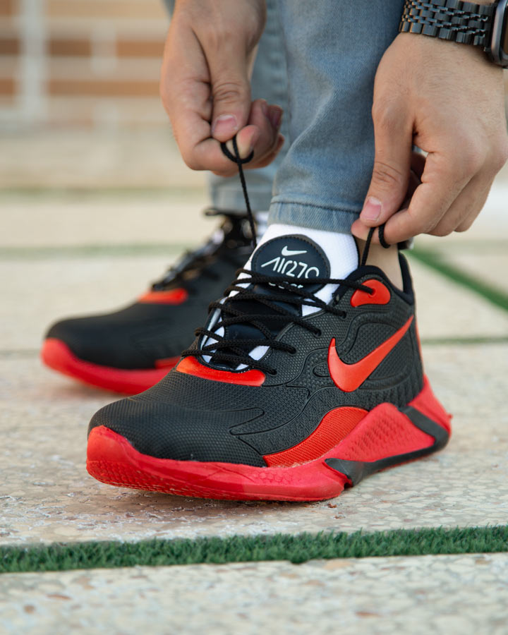 کفش مردانه Nike مدل Air 270 (مشکی قرمز) - Image 4