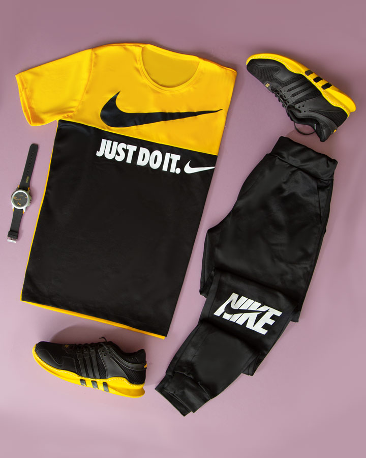 ست تیشرت و شلوار Talay (زرد) - Image 4