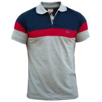 تیشرت مردانه مدل Zisa (سورمه ای زرشکی)