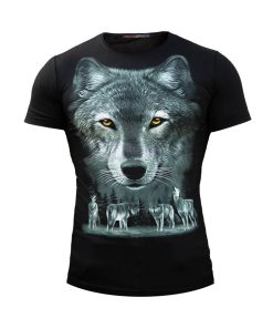 تیشرت مردانه مدل Wolf