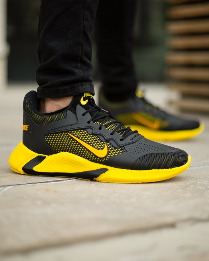 کفش مردانه nike مدل adrian (مشکی زرد) - Image 5