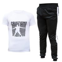 ست تیشرت و شلوار مدل CR7(سفید)