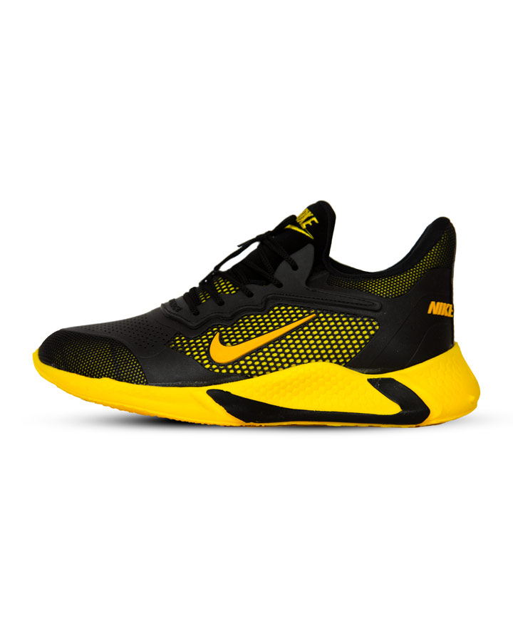 کفش مردانه nike مدل adrian (مشکی زرد) - Image 2