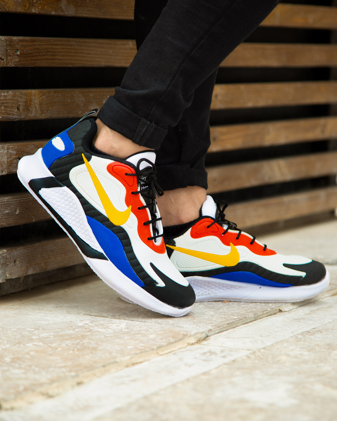 کفش مردانه Nike مدل Air270 (زرد قرمز) - Image 6