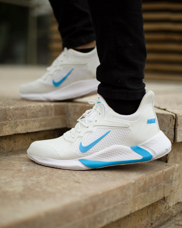 کفش مردانه nike مدل adrian (سفید آبی) - Image 4