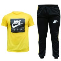 ست تیشرت وشلوار مردانه Nike مدل Zilan (زرد)