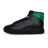 کفش ساقدار مردانه مدل ortega (مشکی سبز)