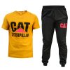 ست تیشرت شلوار CAT مدل Erpillar (زرد)