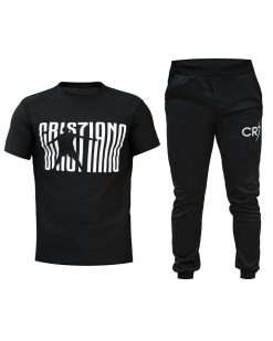 ست تیشرت و شلوار مدل CR7 (مشکی)