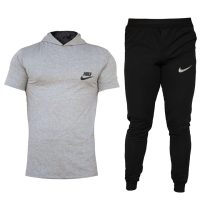 ست تیشرت شلوار مردانه Nike مدل OLES (طوسی)