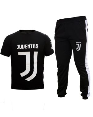 ست تیشرت و شلوار Juventus مدل Edmond (مشکی)