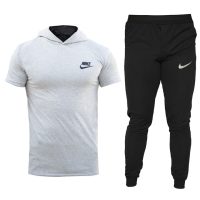 ست تیشرت شلوار Nike مدل  OLES (طوسی روشن)