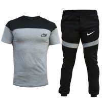 ست تیشرت شلوار مردانه مدل Sparta (طوسی)