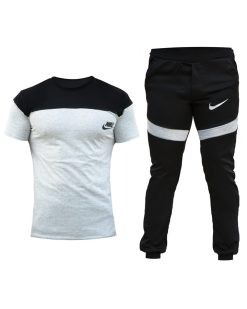 Alternative view of ست تیشرت شلوار مردانه مدل Sparta (طوسی روشن)