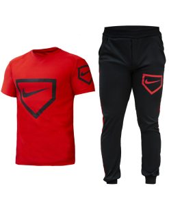 Alternative view of ست تیشرت و شلوار Nike مدل Hunter (قرمز)