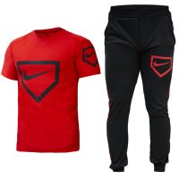 ست تیشرت و شلوار Nike مدل Hunter (قرمز)