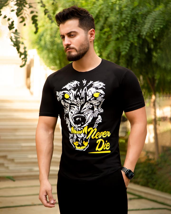 تیشرت مردانه مدل Never Die - Image 5