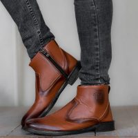 نیم بوت مردانه مدل Pinnok (عسلی)