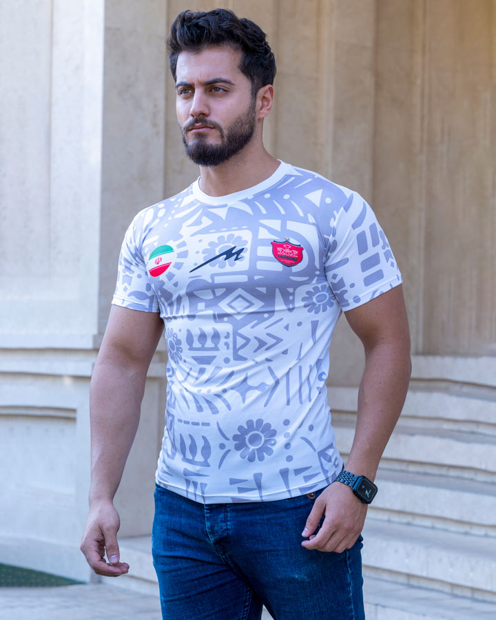 تیشرت مردانه پرسپولیس مدل Soldo - Image 3