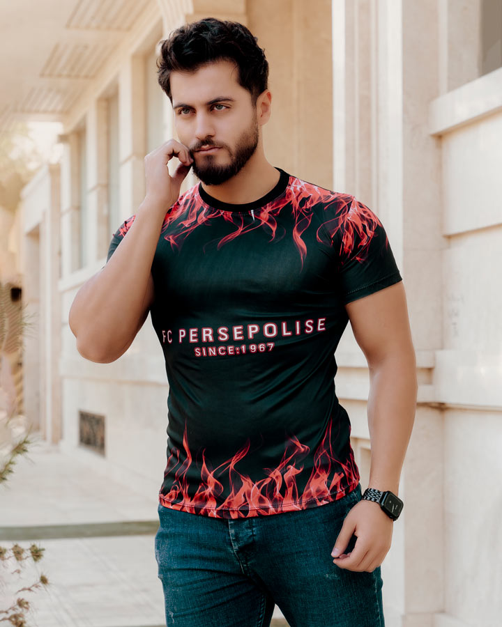 تیشرت مردانه F.C پرسپولیس مدل Samir - Image 3