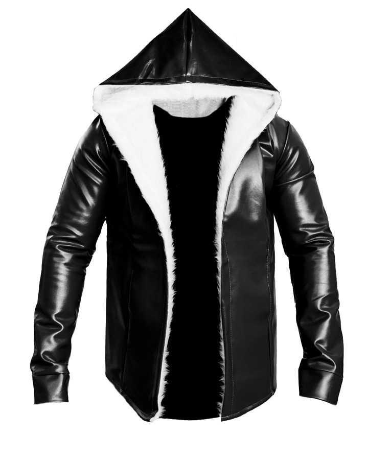 هودی مردانه لبه خز مدل Pavard (مشکی) - Image 2