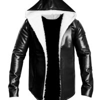 هودی مردانه لبه خز مدل Pavard (مشکی)