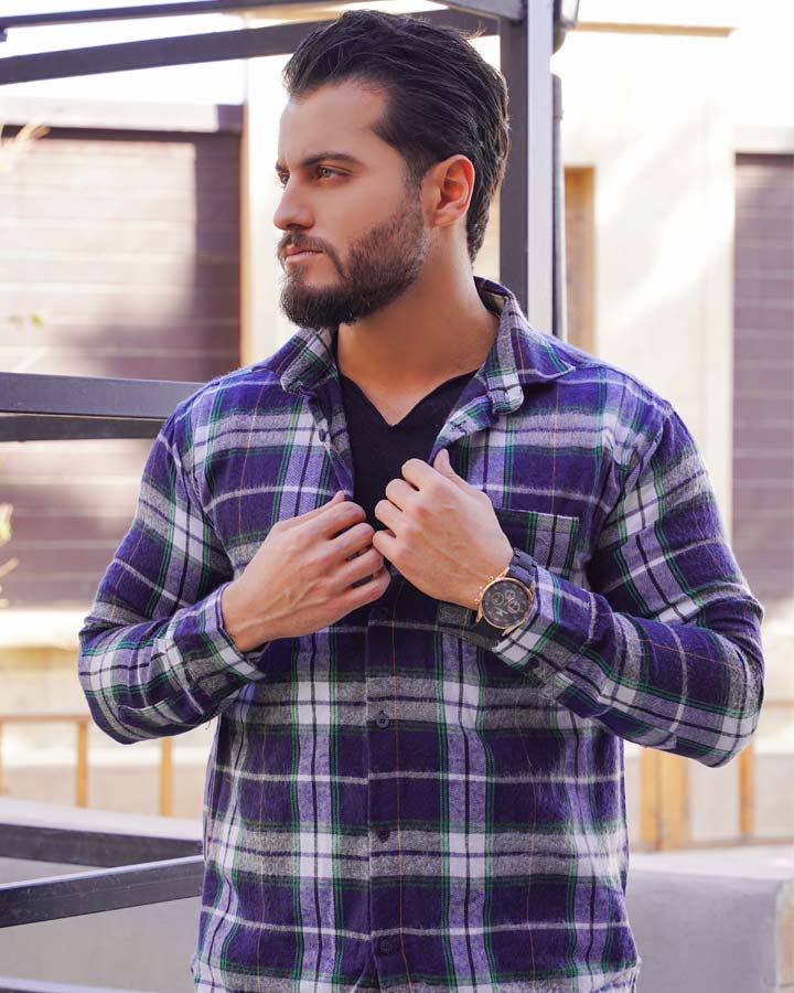 پیراهن پاییزه مردانه مدل Donuld - Image 3