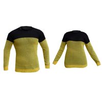 ست بافت مردانه و زنانه مدل Beket (زرد)