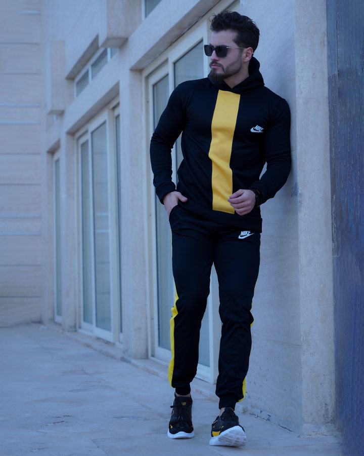 ست سویشرت شلوار Nike مدل Amelia (زرد) - Image 3
