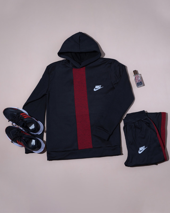 ست سویشرت شلوار Nike مدل Amelia (زرشکی) - Image 5