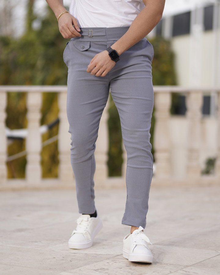 شلوار مردانه مدل Mehrad (طوسی) - Image 4