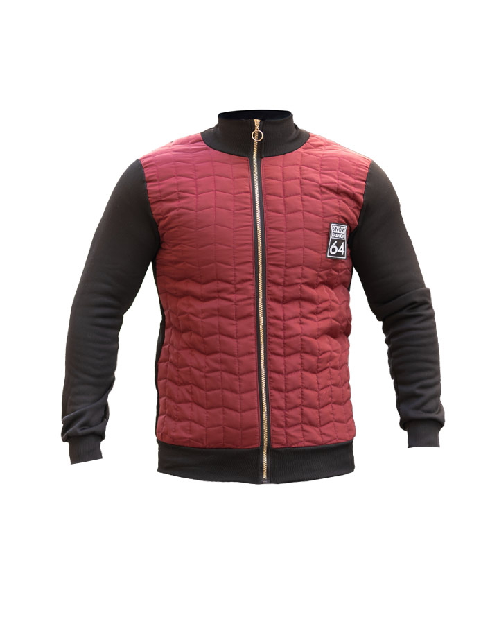 کاپشن مردانه مدل Bako (زرشکی) - Image 2