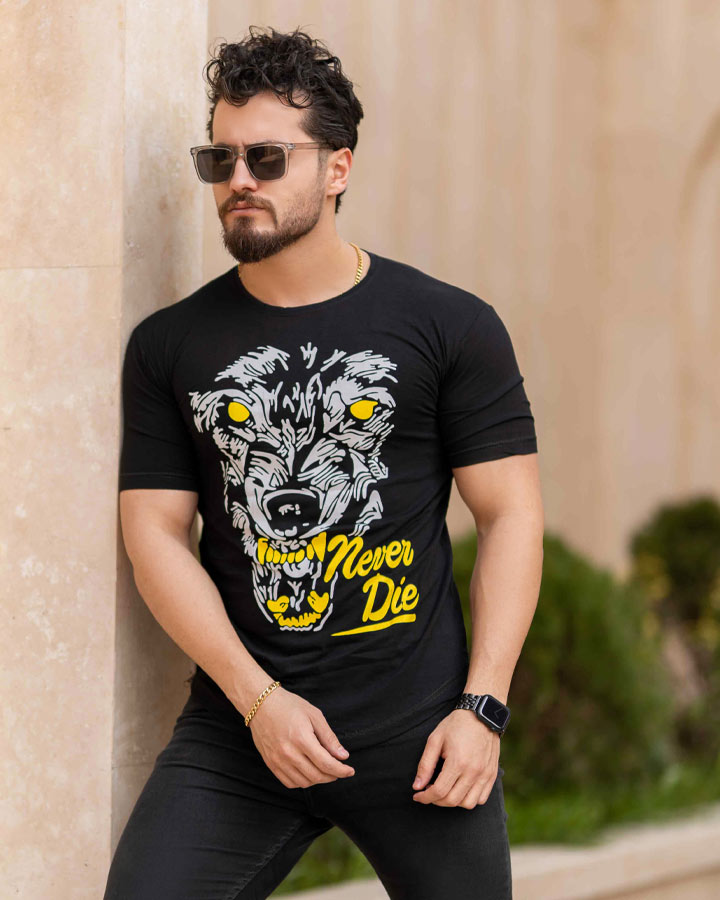 تیشرت مردانه مدل Never Die - Image 7