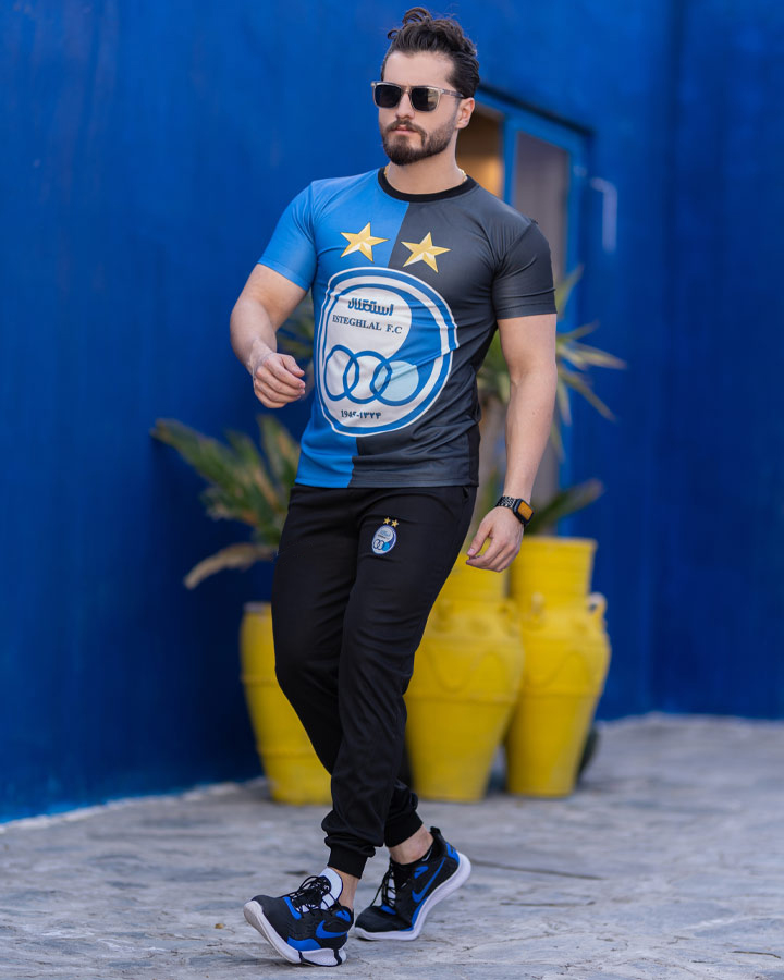 ست تیشرت وشلوار استقلال مدل kongore - Image 6