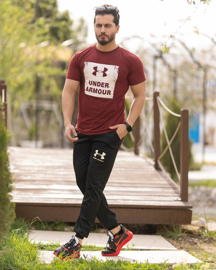 ست تیشرت و شلوار مردانه مدل UNDER ARMOUR - Image 8
