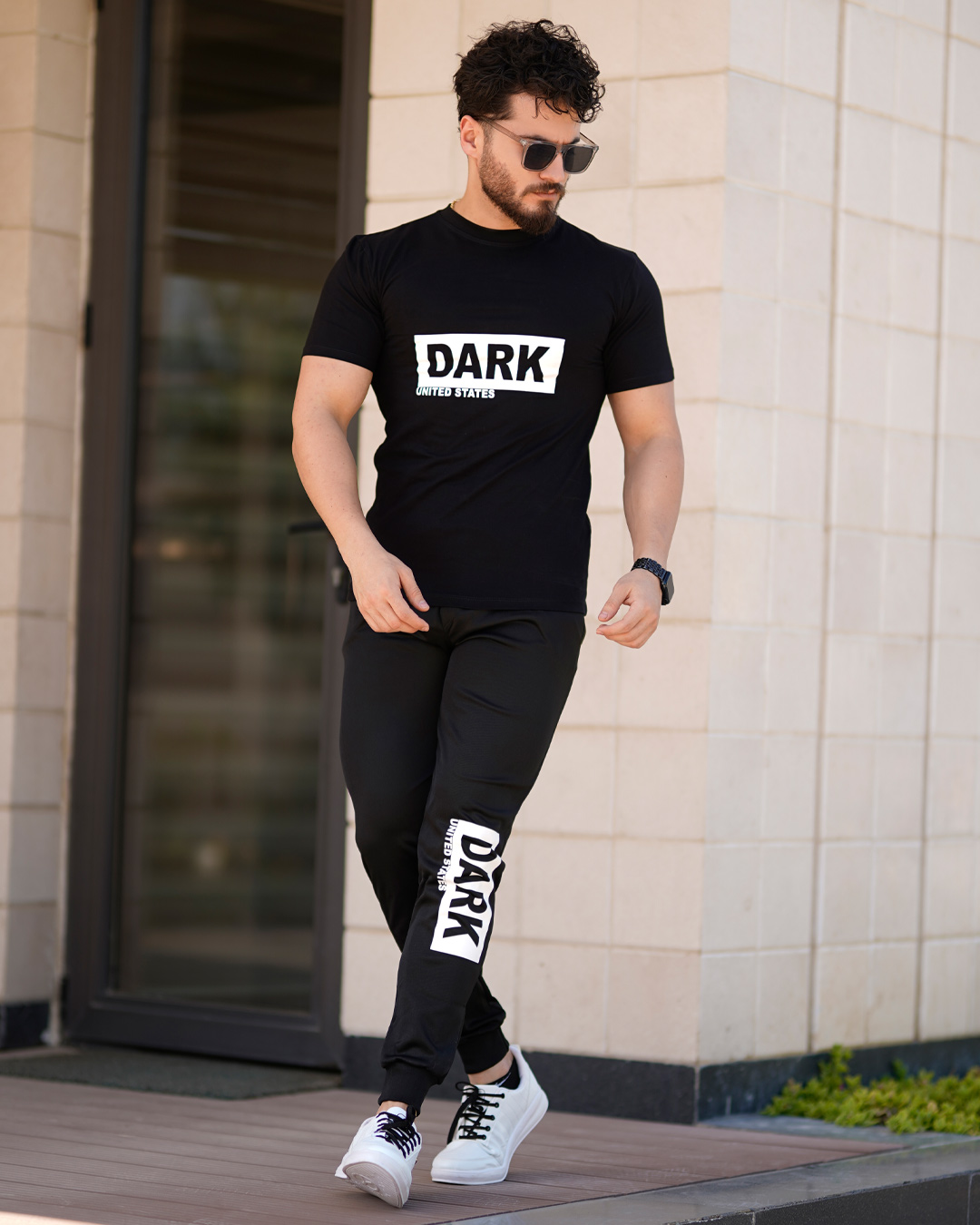 ست تیشرت شلوار مردانه مدل Dark کد 6005 - Image 3