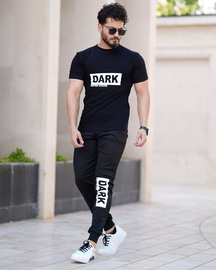 ست تیشرت شلوار مردانه مدل Dark کد 6005 - Image 4