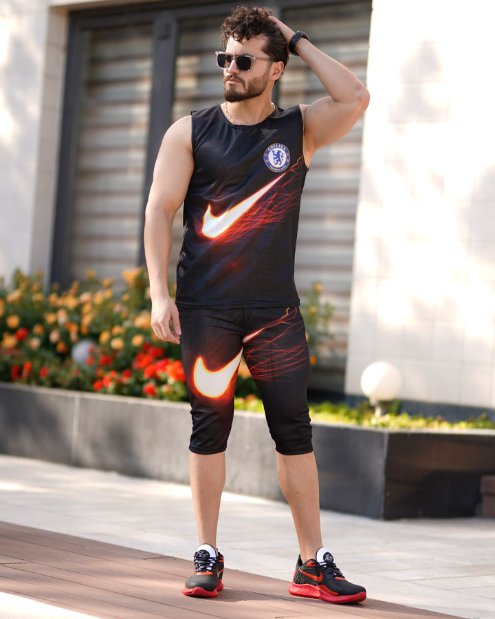تاپ و شلوارک مردانه Nike مدل Frank - Image 3