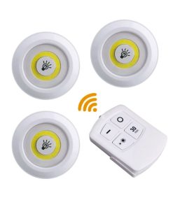 چراغ LED سه تایی ریموت دار کد 6019