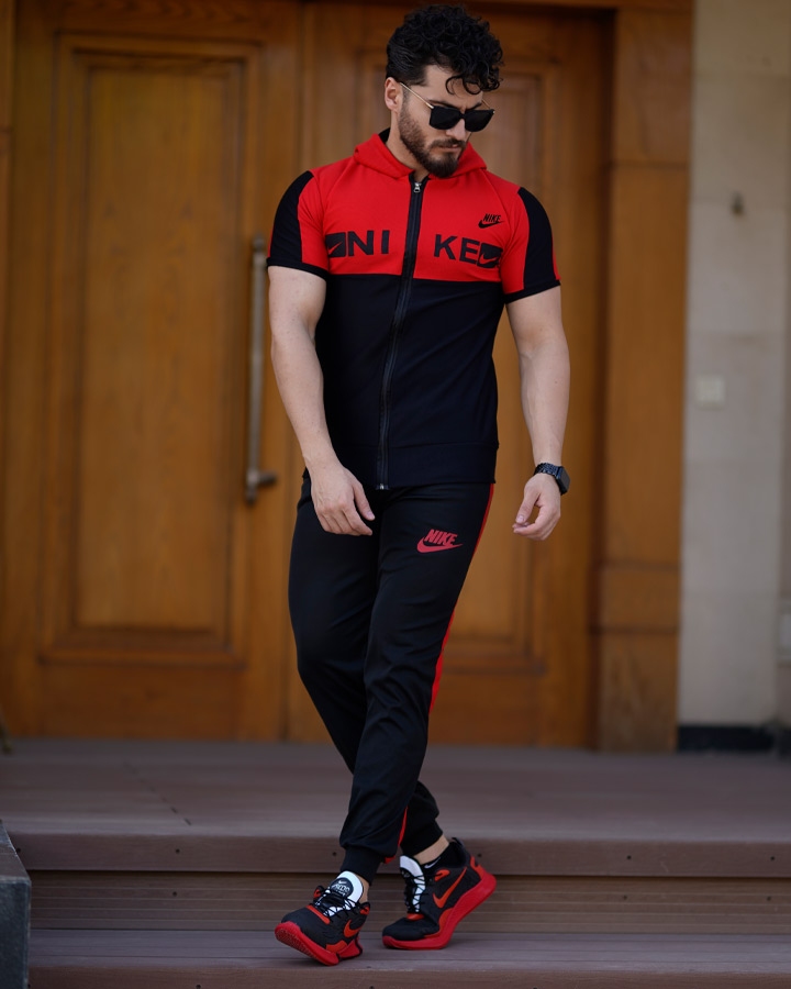 ست تیشرت و شلوار مردانه Nike مدل Hero (قرمز) - Image 3