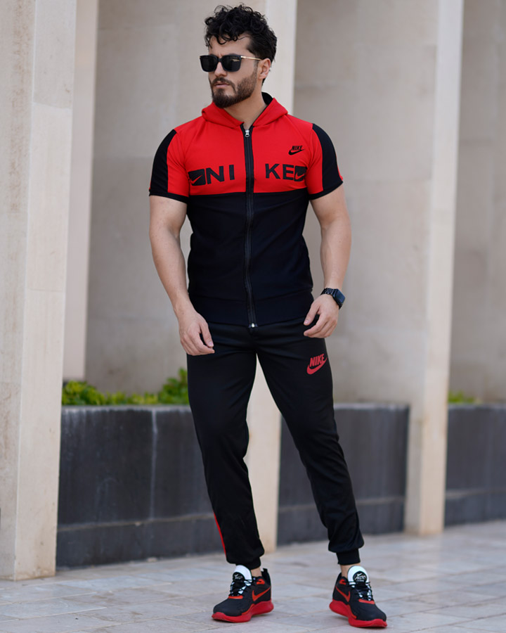 ست تیشرت و شلوار مردانه Nike مدل Hero (قرمز) - Image 4