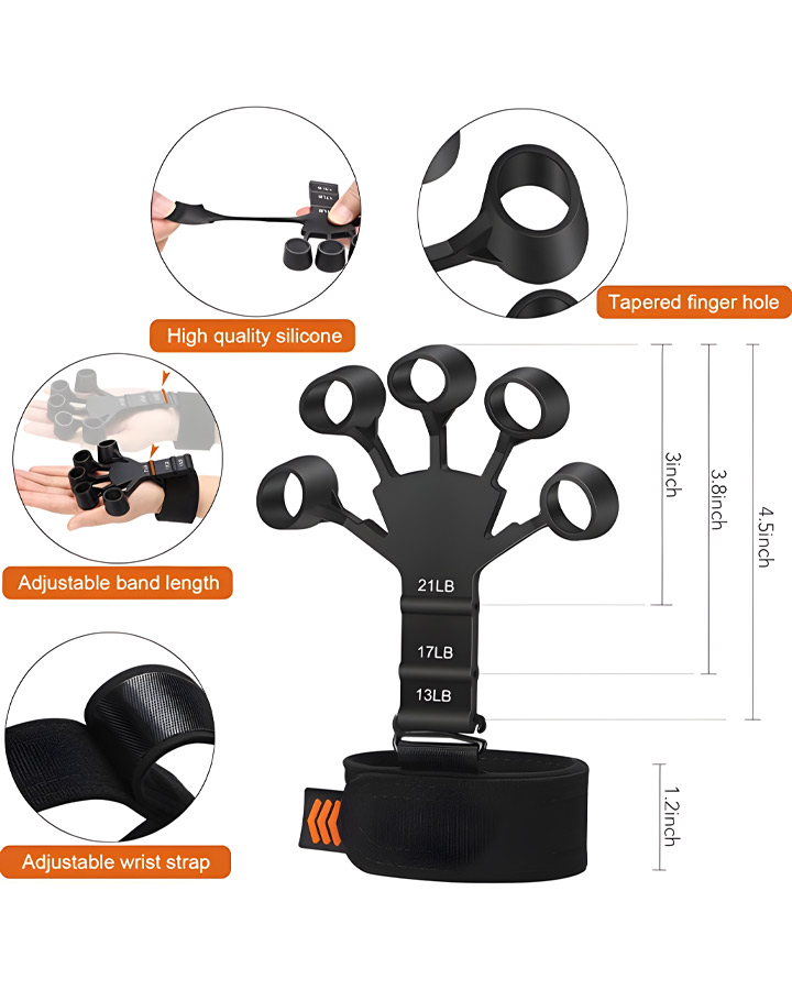 کش تقویت عضلات و مفاصل دست مدل Gripster - Image 6