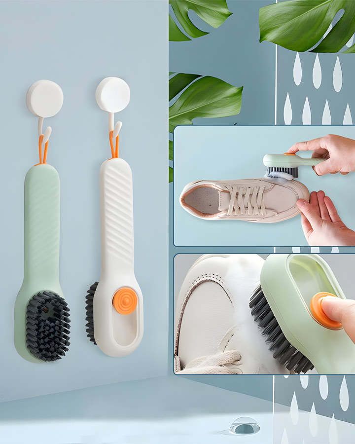 فرچه شستشو مخزن دار دسته دار shoe brush - Image 4