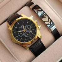 ساعت مچی مردانه مدل Aws (مشکی طلایی) کد 6060