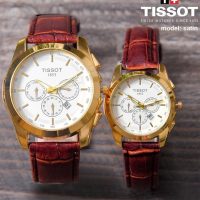 ست ساعت مچی مردانه و زنانه مدل tissot کد 6070