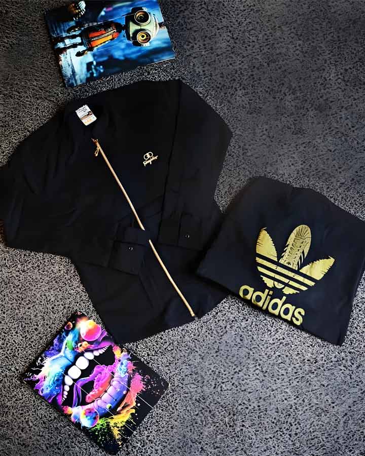 پیراهن مردانه مدل ARKA (مشکی) کد 6117 - Image 3