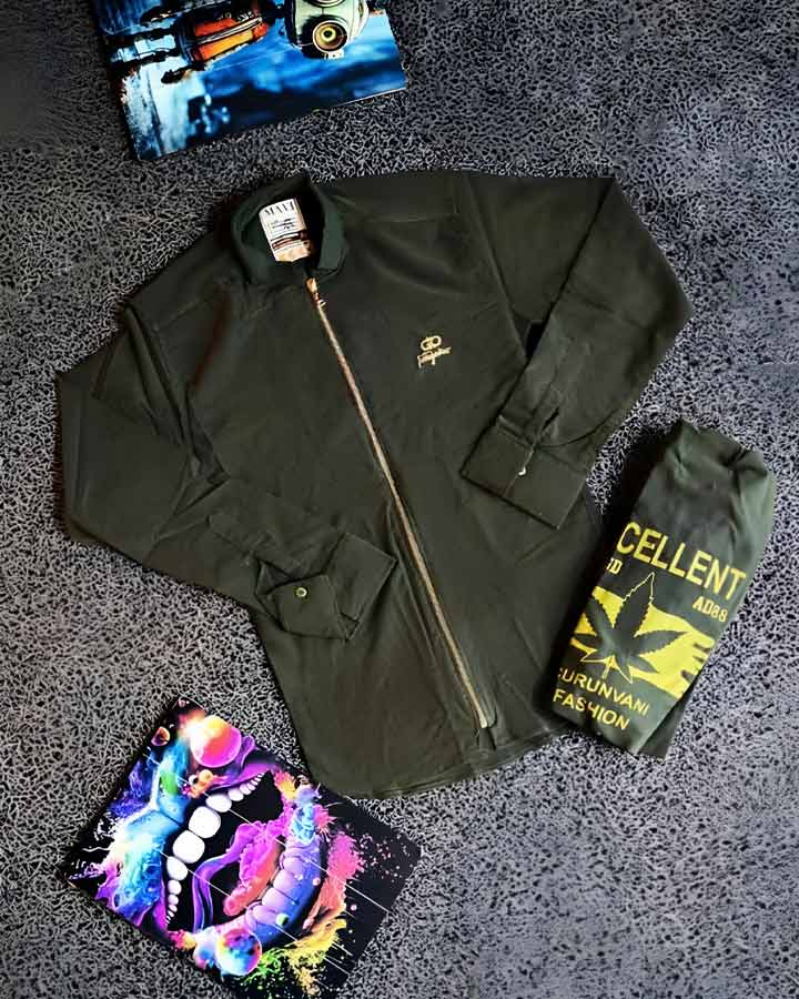 پیراهن مردانه مدل ARKA (سبز) کد 6116 - Image 3