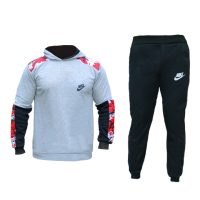 ست سویشرت شلوار مردانه مدل Herry (طوسی) 6128