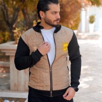 کاپشن مردانه مدل Bako (کرم ) کد 6147