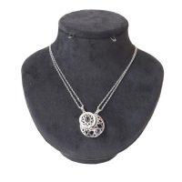 گردنبند ست مهر و ماه مدل Love کد 6162